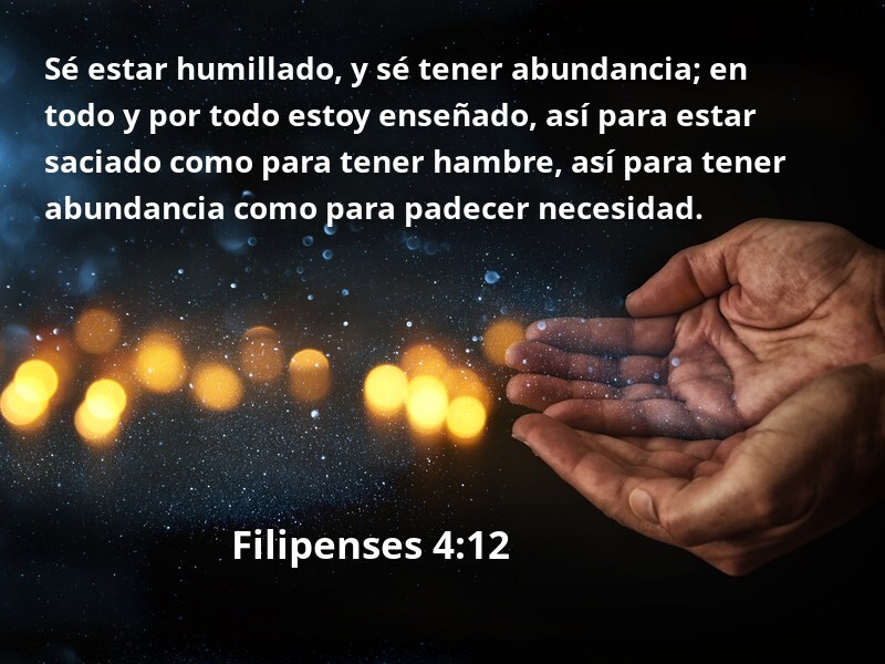 Filipenses 4:12 Humillado (Armada)